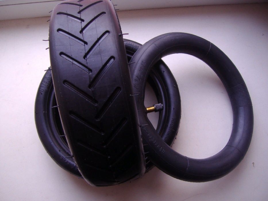 Шина Камера 10*2 на электросамокат 10*2.75-6.5 XIAOMI M365 (8 1/2*2)