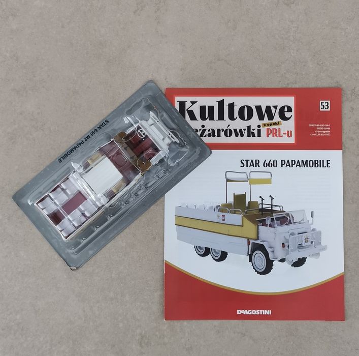 Star 660 Papamobile Deagostini w skali 1:43