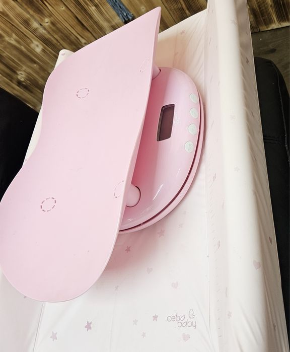 Waga niemowlęca różowa