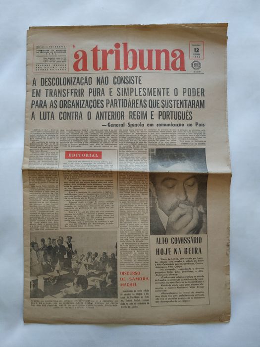 Cinco Jornais de Moçambique de Pós 25 de Abril de 1974