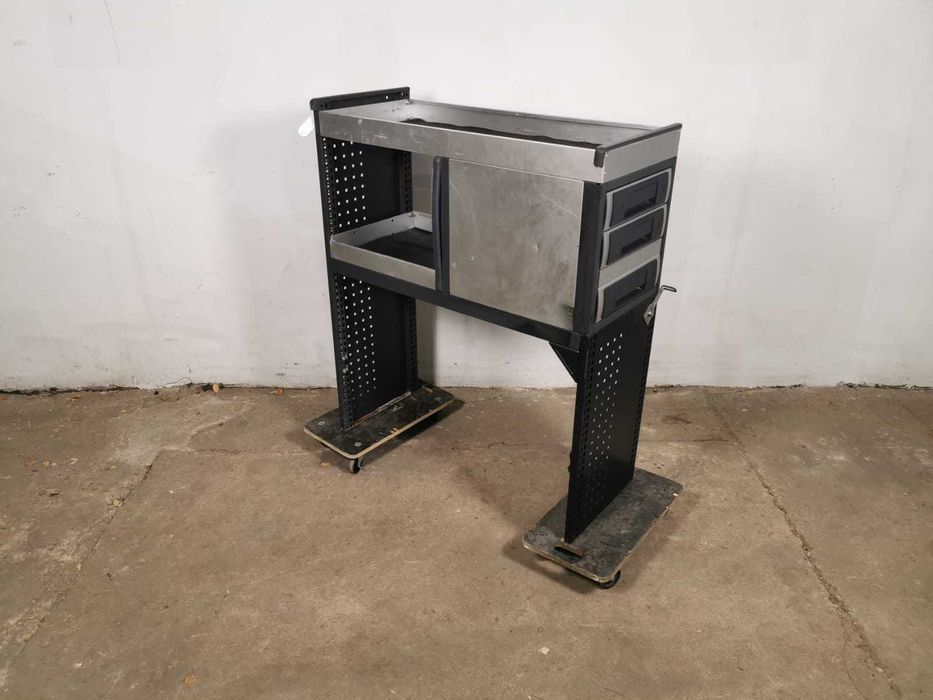 Zabudowa serwisowa warsztatowa regał samochodowy serwis BOTT SZUFLADY