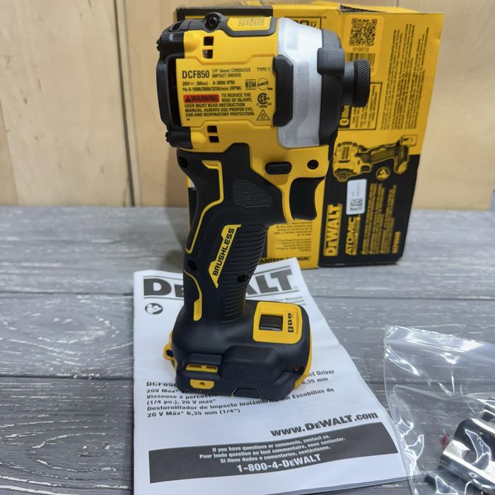 Безщітковий імпакт Dewalt DCF850 20V Max