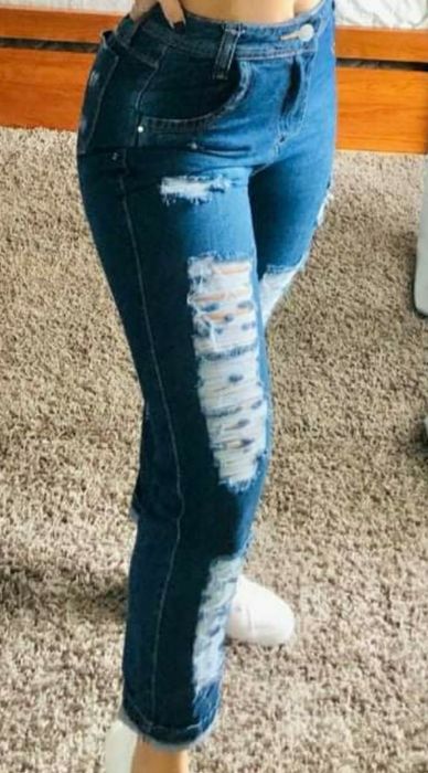 Calças de ganga boyfriend novas