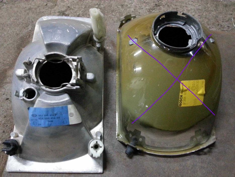 Фары Отражатели (рефлектор) Volkswagen