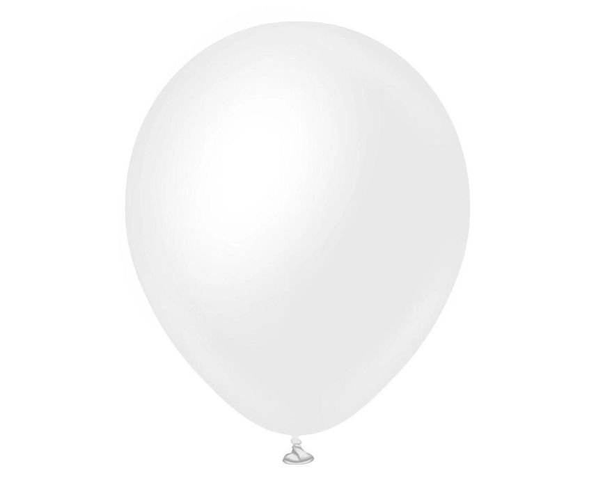 Balony Kalisan białe satynowe 25szt Godan oprawa: folia