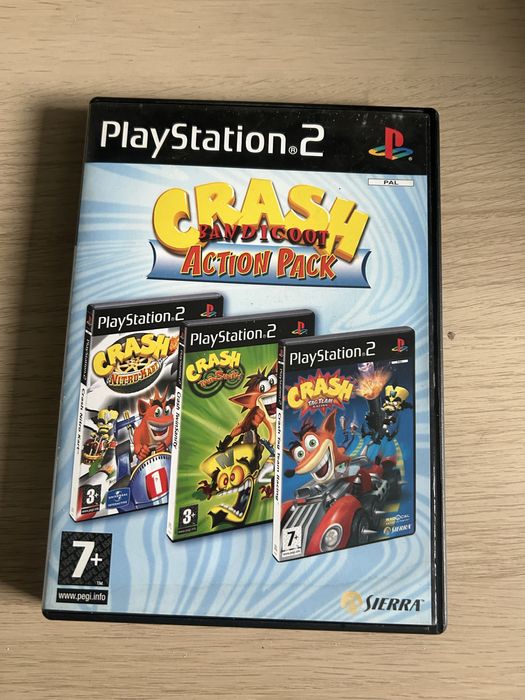 Crash Bandicoot Action Pack Ps2