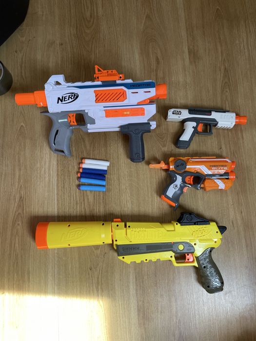 NERF - Set 4 pistolas brincar