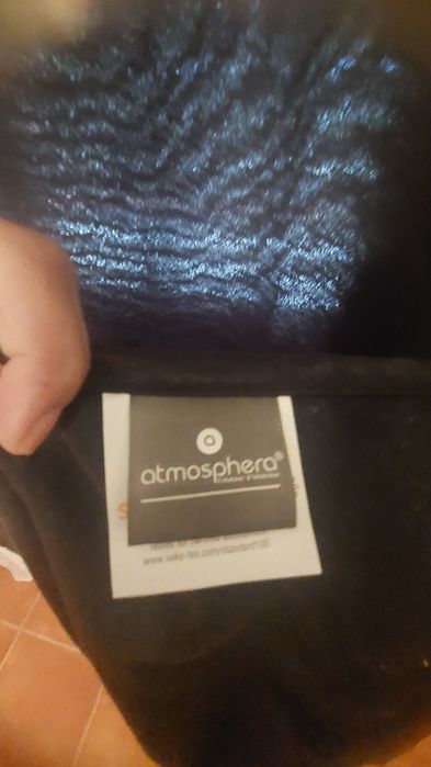 2 Cortinados preto opaco e rosa transparente