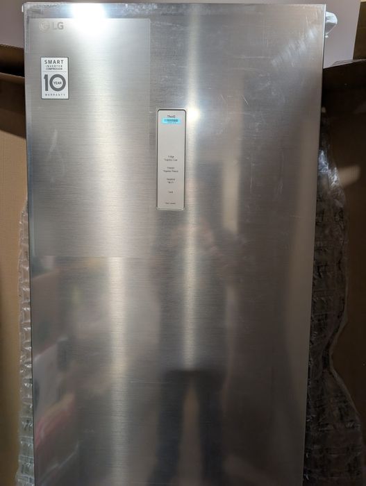 Frigorífico Combinado LG - No Frost - 186 cm - 344 L - Inox - Novo c/garantia