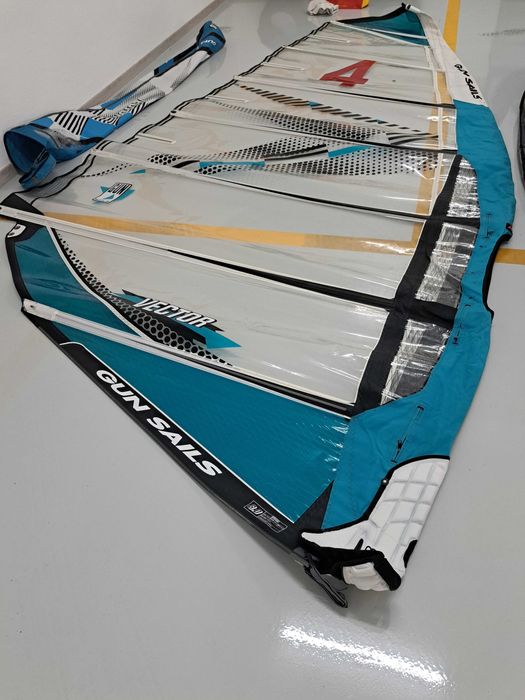 Windsurf Freerace/Slalom kit completo , vela GunSails 8.0