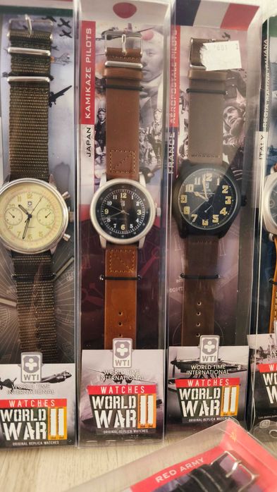 Coleção Relógios Militares WWII – Réplicas Autênticas Field e Aviator