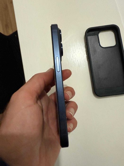 iPhone 15 Pro 128 GB, Blue Color, Purchased from iStore (Apple) + Case64586086731522124