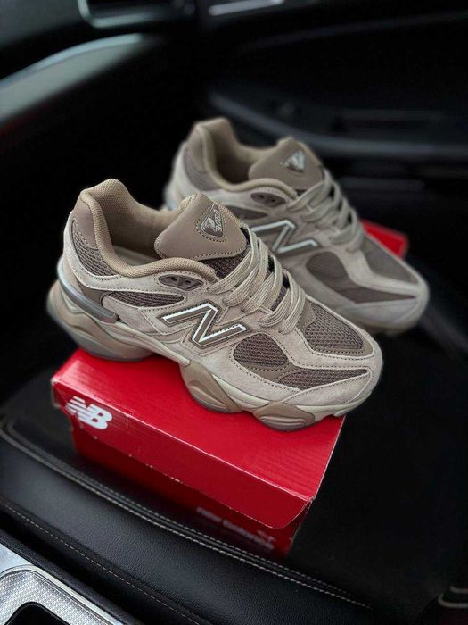 New Balance 9060 Brown Кросівки Нью Беленси жіночі коричневі