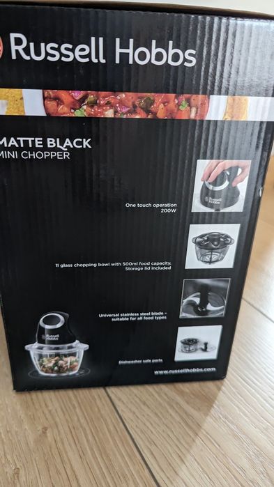 Picadora - MiniChopper Russel Hobbs NOVO