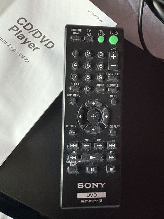 Odtwarzacz DVD SONY DVP-SR100