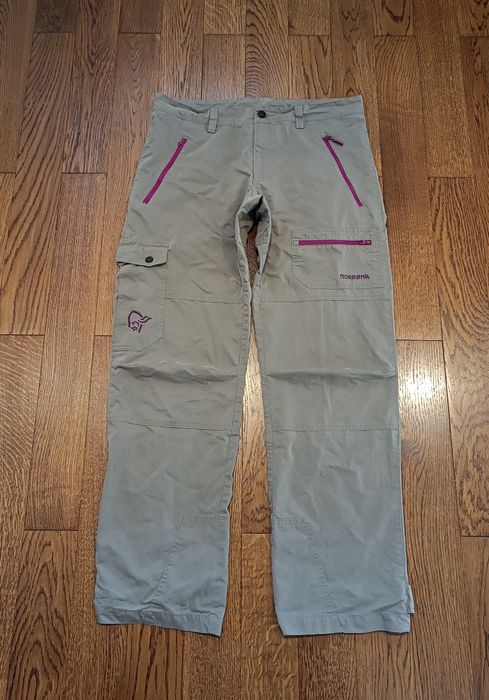 Spodnie Norrona Svalbard Cotton Trekking Outdoor Funkcjonalne Damskie