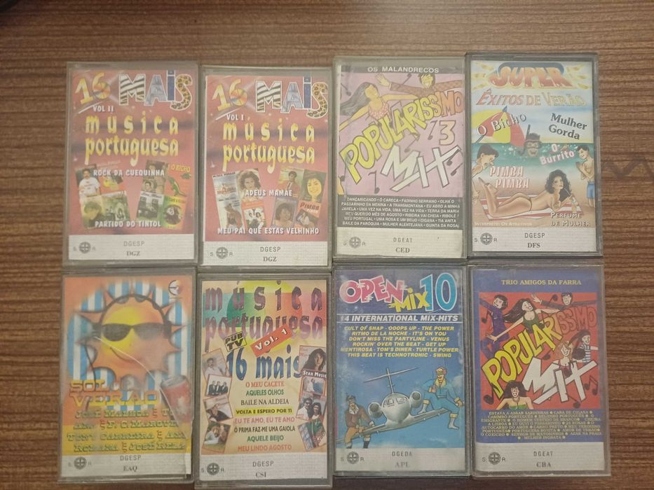 Cassetes de Música antigas