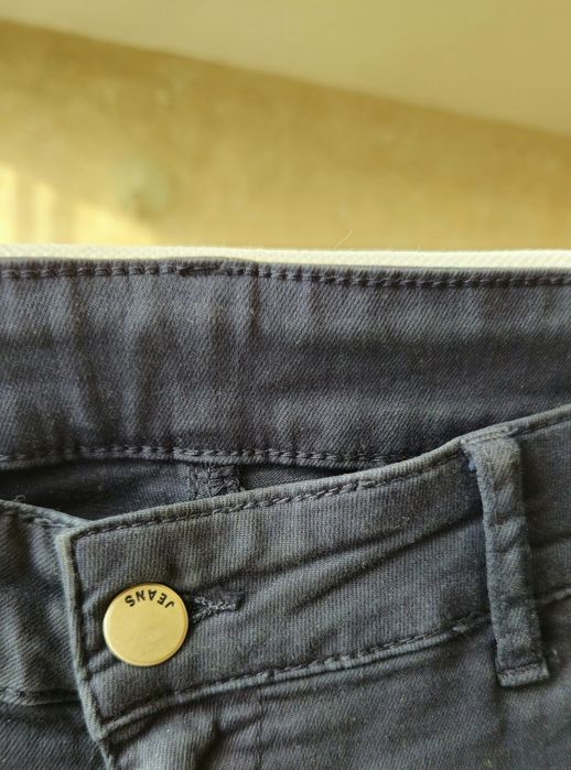 Jeans piękne jeansy spodnie granatowe czarne M 38 Italia Rome włoskie