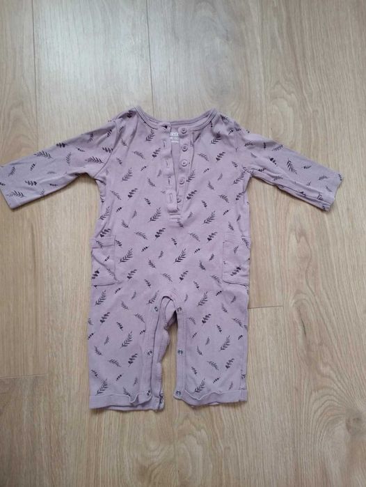 Pajacyk kombinezon motyw botaniczny