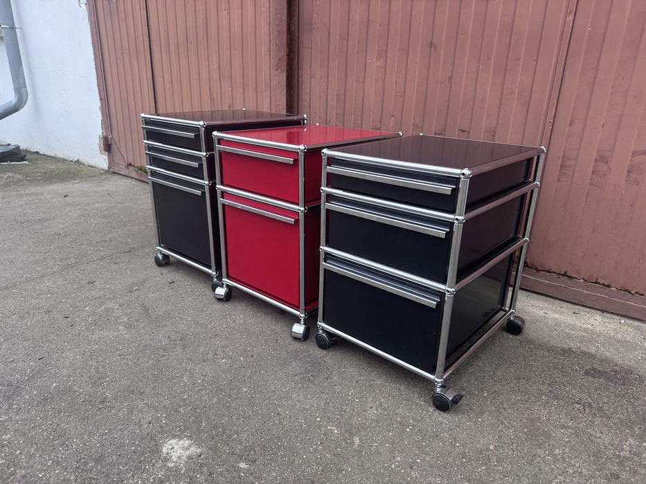 Stolik pomocniczy biurko USM Haller na kółkach 75x50 cm