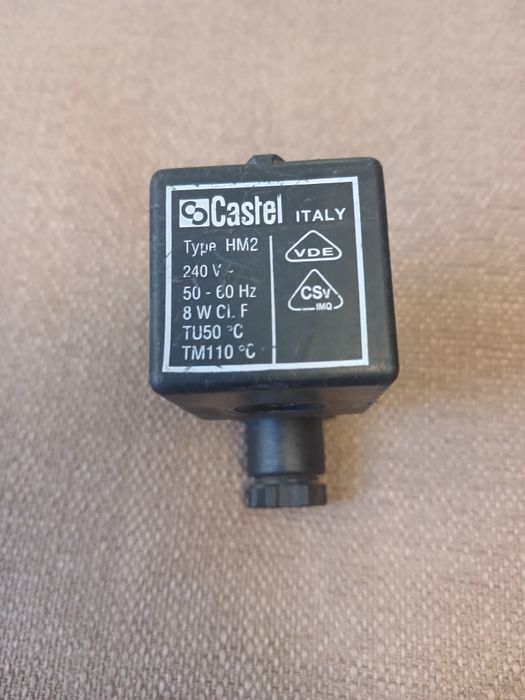 Котушка до соленоїдних вентилів Castel Type HM2 ITALYз клемною фішкою