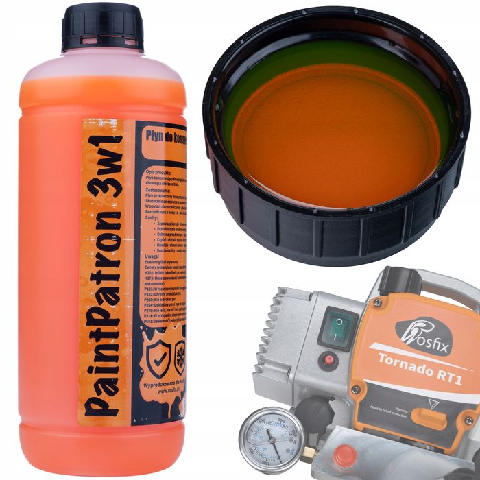 Płyn Konserwująco-Czyszczący 3w1 1L + Sitko do Farby | Rosfix