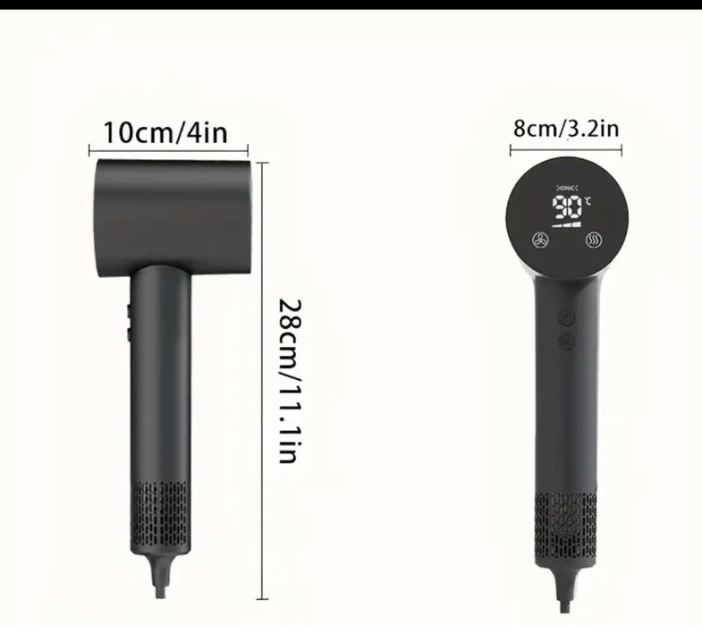 Професійний фен з LED-дисплеєм