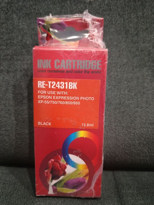 Tusz do Epson Expression Photo RE-T2431 BK czarny 13,8ml