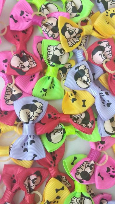 Бантики для собак, легкие, не выгорают, не мнутся, не бояться воды.