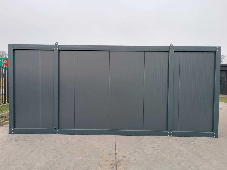 Kontenery antracytowe 6x2,4 - biurowe, budowlane, pawilony . OD RĘKI !