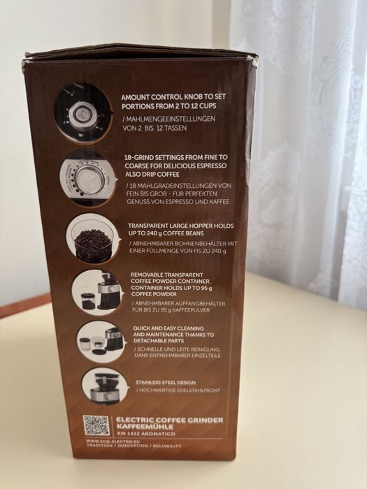 Кавомолка ECG KM1412 Aromatico
