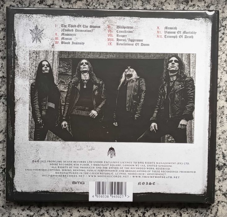 Cd de TRIUMPH OF DEATH (novo selado)