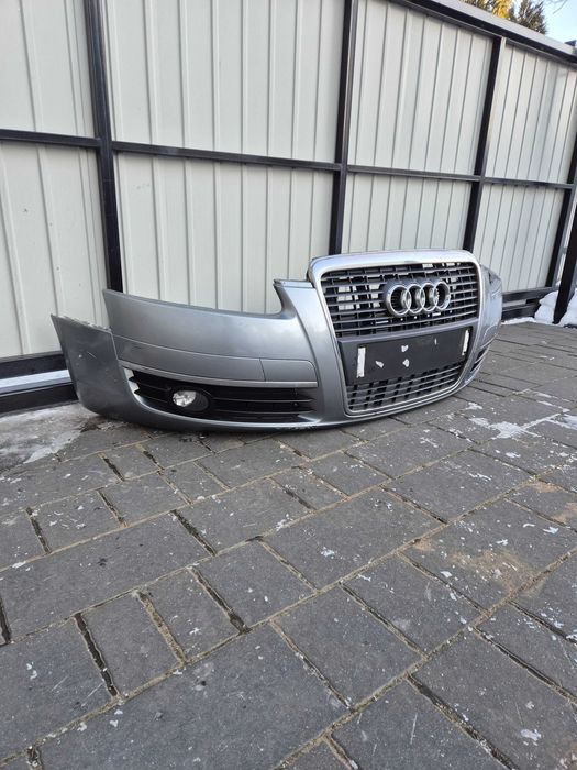 Zderzak przód przedni audi a6 c6 rok 07 kod lak LY7G