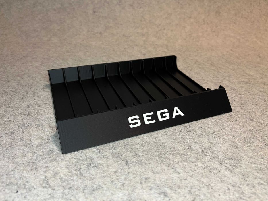 Stojak podstawka na 10 gier Sega MegaDrive / Master System
