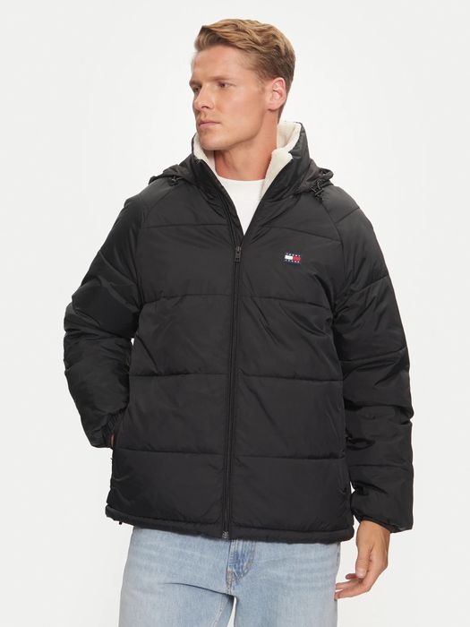Пуховик Tommy Jeans DM0DM20003 Чорний Relaxed Fit