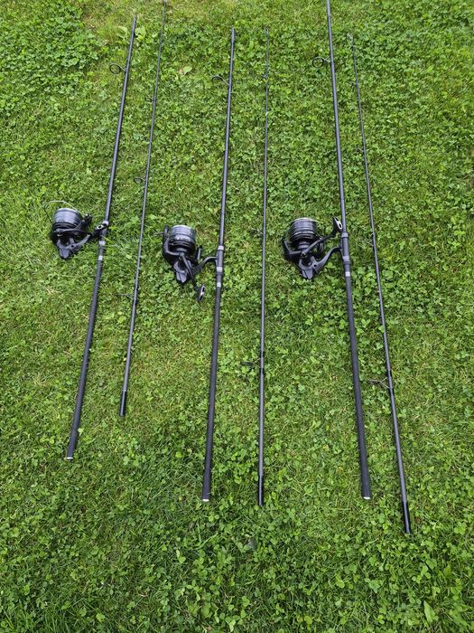 Sprzedam wędki karpiowe shimano z pokrowcem Fox