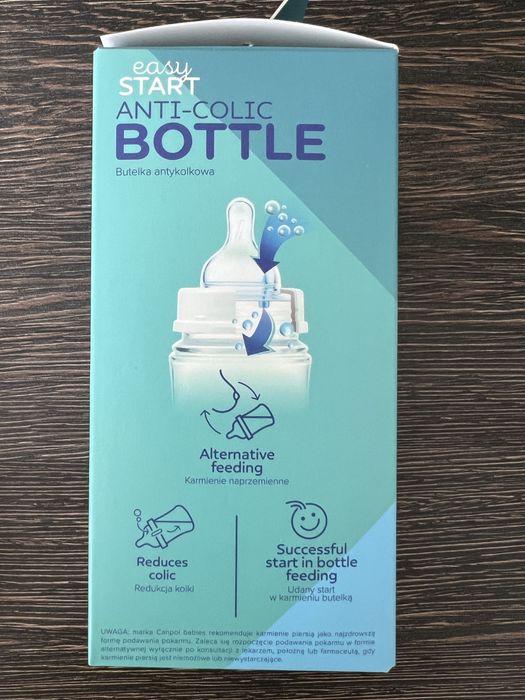 Пляшечка Canpol Babies Easystart Bonjour Paris 35/231, 120 мл