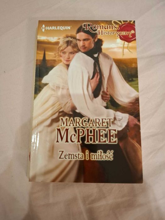 książka harlequin romans historyczny Margaret McPhee zemsta i miłość