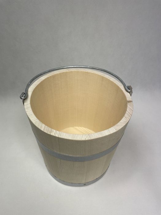 Wiadro Wiaderko Drewniane 9L Ręcznie robione!