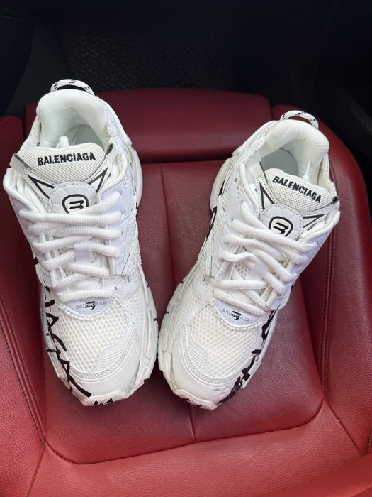 (БЕЗ ПЕРЕДОПЛАТИ) Balenciaga Runner Graffiti White баленсіага раннер