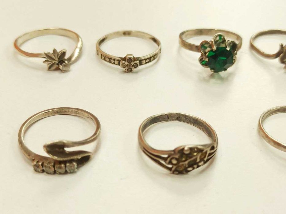 Коллекция серебряных колец