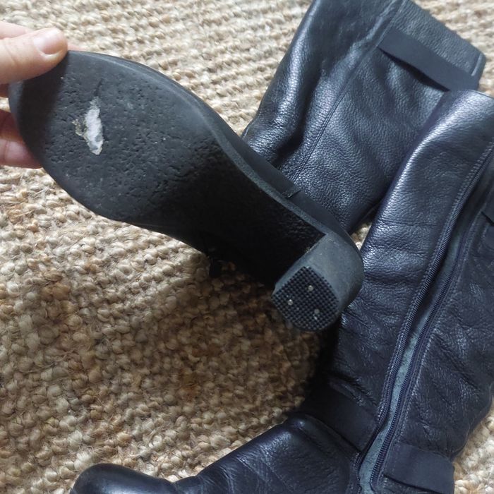 Buty kozaki skóra 38 But S