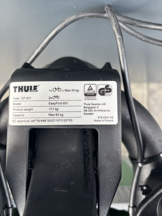 Bagażnik rowerowy Thule EasyFold 931