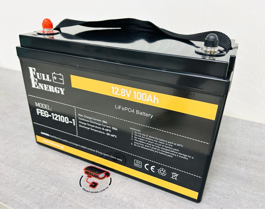 ‼️100 А 12В LiFePo4 АКБ литий акумулятор для ДБЖ ИБП инвертора станции