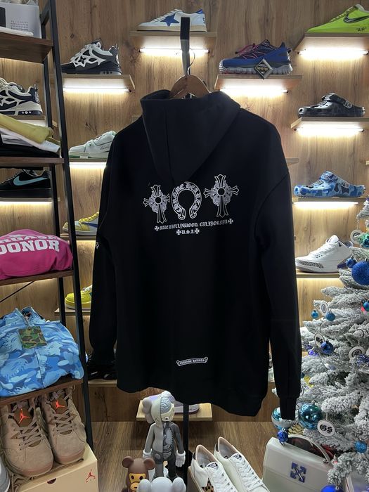 Худі Chrome Hearts Horseshoe Logo Black