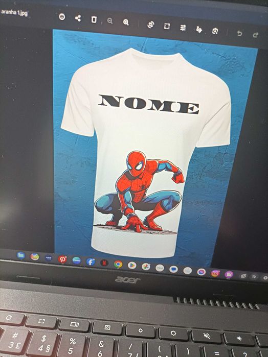 Personalização texteis