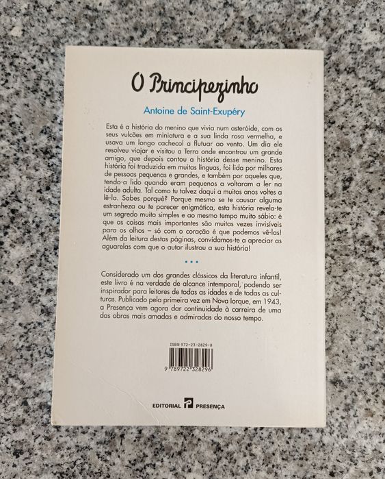 Livro de Antoine de Saint-Exupéry O Príncipezinho.