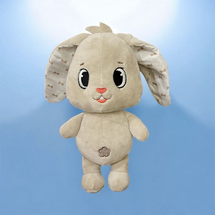 Śliczny króliczek z szeleszczącymi uszami, zabawkaa sensoryczna