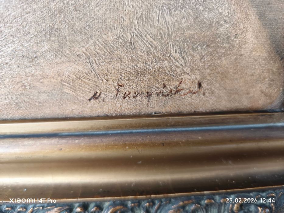 Martwa natura z figurką-M.Faczyński-Bydgoszcz 1929r