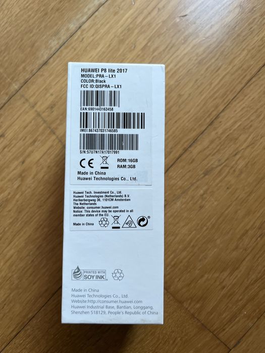 Smartphone HUAWEI P8 Lite 2017 (5.2'' - 3 GB - 16 GB - Preto)